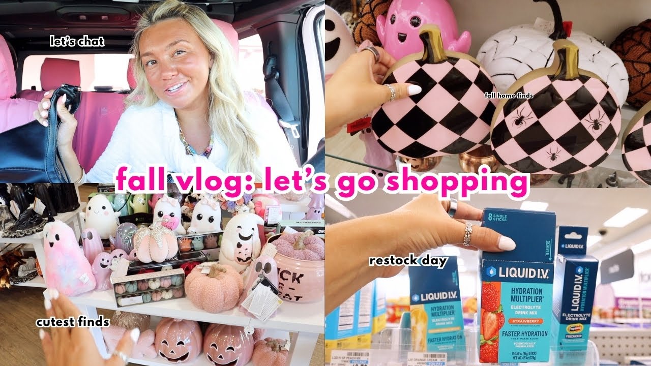 ВЛОГ ОСЕННИХ ШОППИНГОВ🛍️✨: сезонное пополнение запасов CVS + покупки осенних находок для дома!
