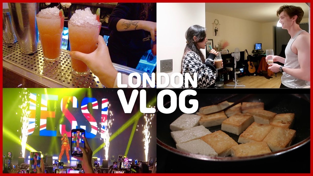🇬🇧#104 런던 소소한 일상 vlog, 제시콘서트, 무료로 칵테일 즐기기🍹한인마트 장보기, 묵은지 닭도리탕 | 콩스터Kongster