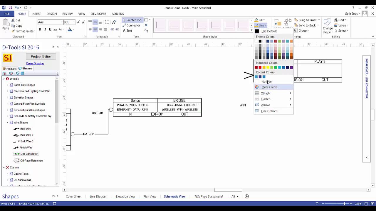 Representing Wireless Signals in Visio