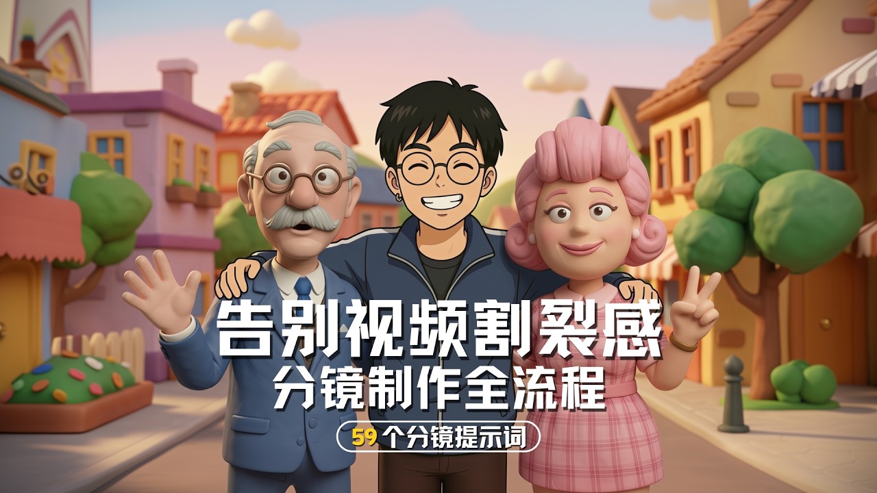 告别AI短剧割裂感！高连贯分镜完整教学