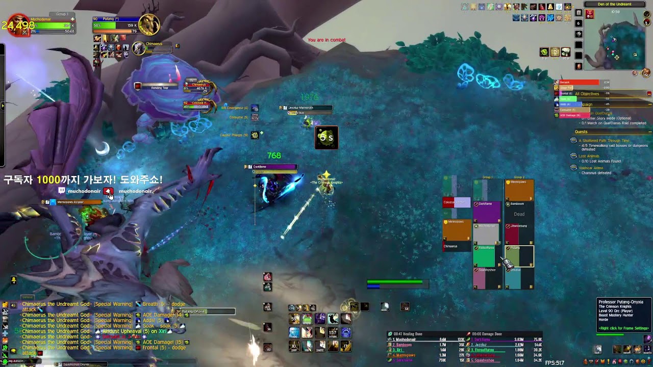 우주의 왕관 + 꿈의 균열 길드레이드, 신사 POV |  Crown of Cosmos + Dreamrift, Guild raid (Holy Priest POV)