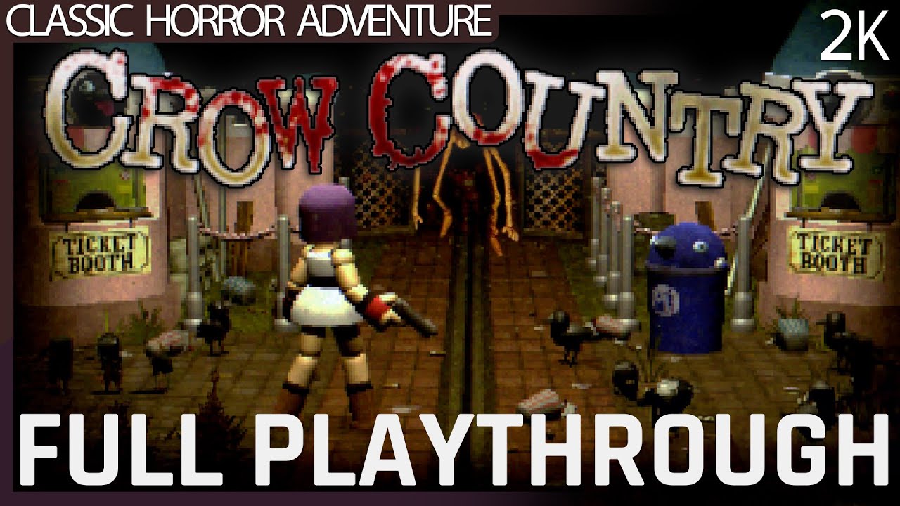 Crow Country (2024) Full Game Playthrough - Longplay - 1990s Survival Horror (No commentary) 1440
