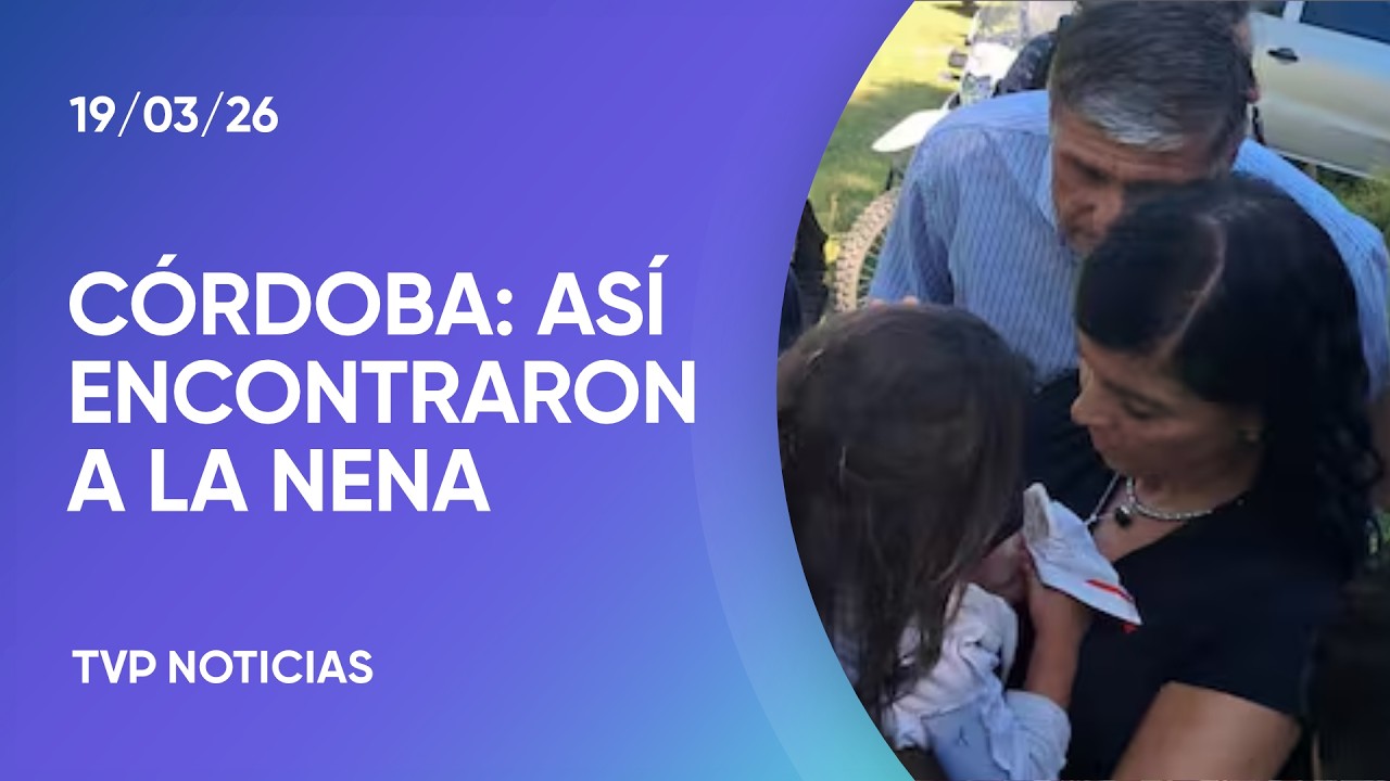 Intendente de Cosquín: “La nena está internada”