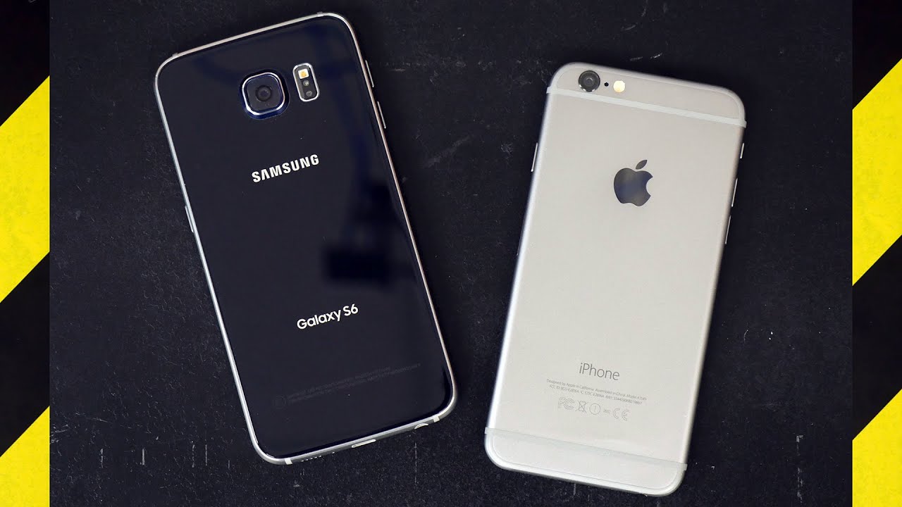 Тест на падение Galaxy S6 и iPhone 6!