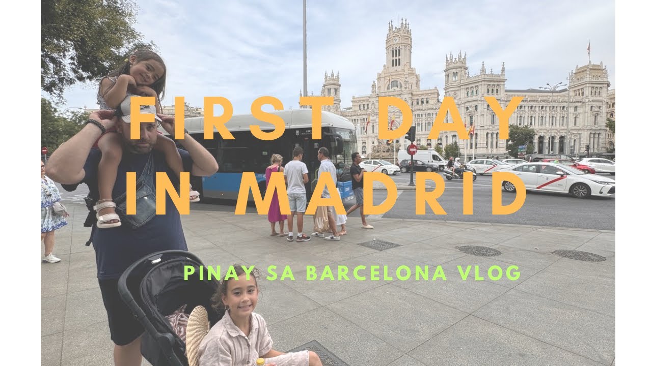 Paano pumunta sa Madrid from Barcelona. Unang araw at First timer..