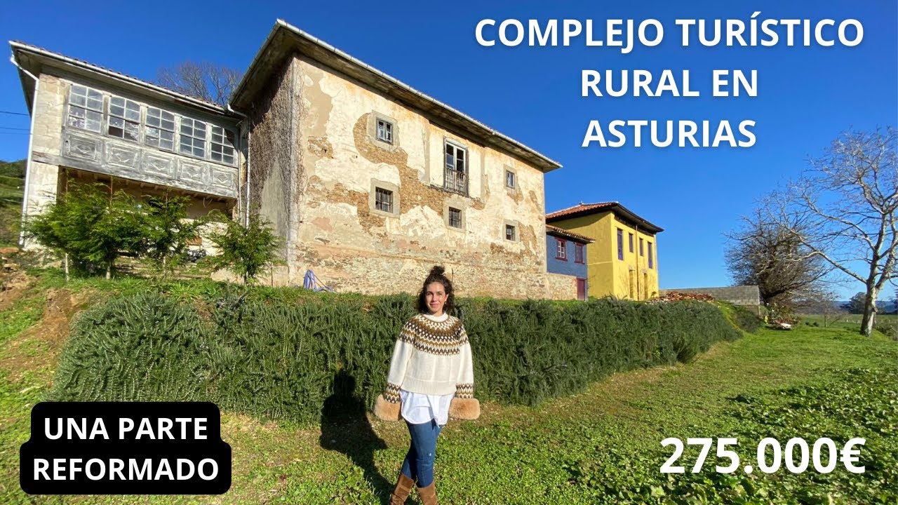 CASERIO ASTURIANO EN PRAVIA, ASTURIAS.  IDEAL PARA COMPLETO TURÍSTICO RURAL. *275.000€* #asturias