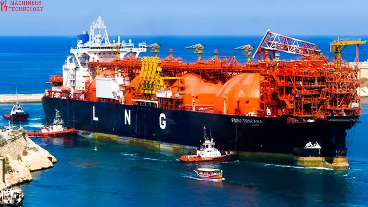 Billion Dollar Super Ship Transporting LNG - Crazy Process of LNG tanks construction