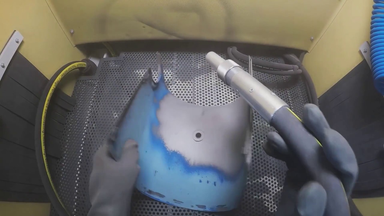 SAPI Strahlkabine Sandstrahlen Druckstrahlkabine