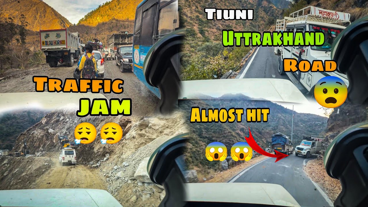Jam kyu lg gya uttrakhand jatey huye 🤔 || Uttrakhand Trip part - 1 || #pikupvlog #whiteshark 