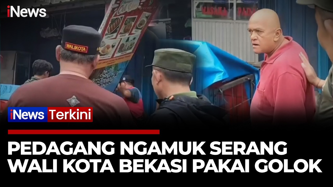 Viral! Pedagang Nekat Serang Wali Kota Bekasi Gegara Tak Mau Ditertibkan | iNews Terkini