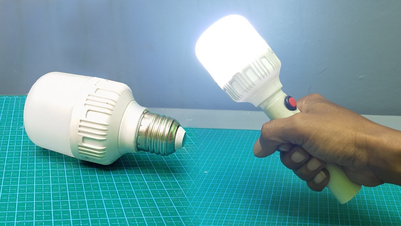 Ide Kreatif Membuat Handy Lamp ( Lampu Obor Elektrik )