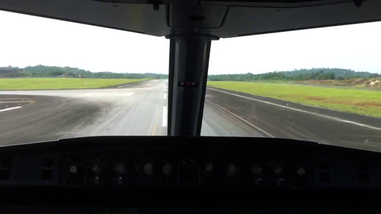 Bintulu Landing Runway 17 - A320