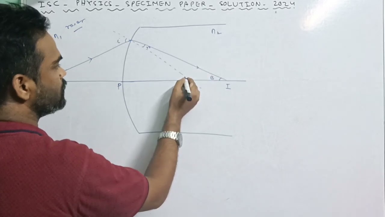 isc physics specimen paper solved 2024, isc class 12 physics specimen paper solution 2024, isc