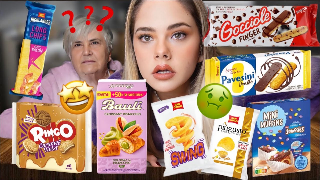 ASSAGGIO LE NOVITA' DEL SUPERMERCATO CON NONNA !!!!