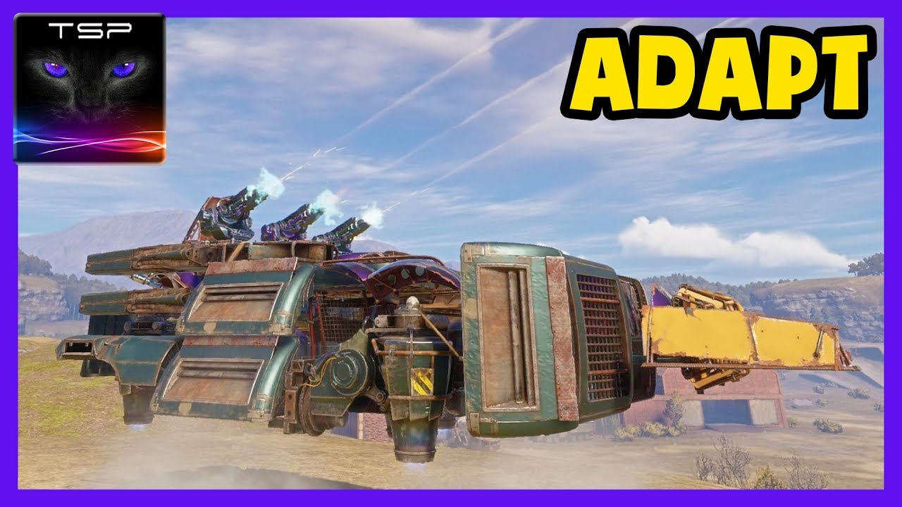 Crossout #553 ► ADAPT - 3x R-37-39 Adapters: Ravager Railguns Hover Build