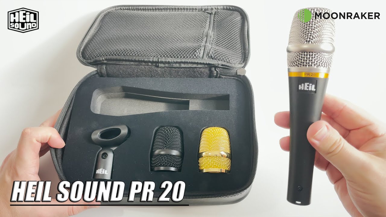 HEIL PR20 Professional Microphone - Contents & Feature Overview