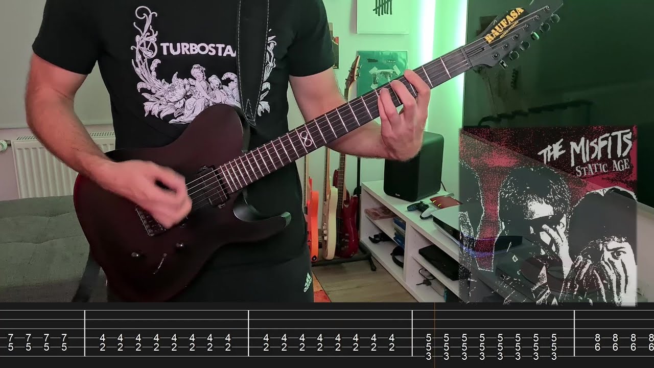 The Misfits - Hybrid Moments (Guitar Cover + Screentabs)