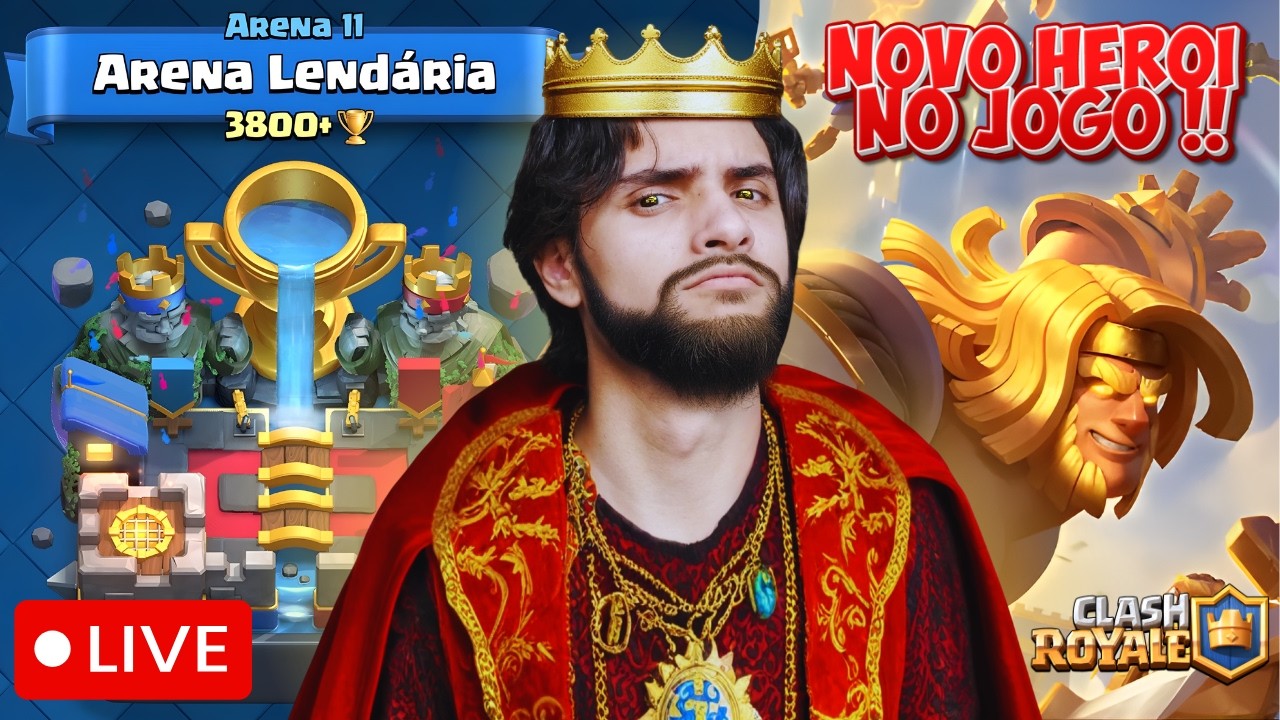 INDO PARA PROXIMA ARENA AGORA🏆| CLASH ROYALE LIVE
