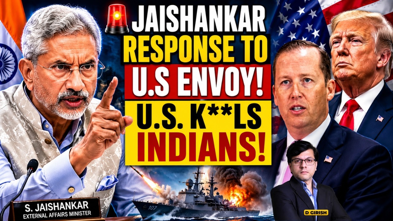 🚨JAISHANKAR RESPONSE TO U.S ENVOY SERGIO GOR AFTER SHIP ATTACK K**LS INDIANS