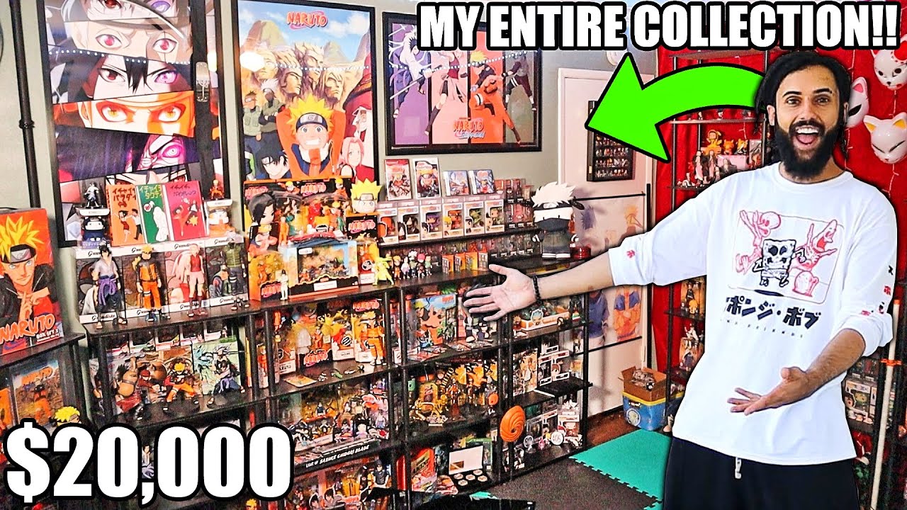FINALLY REVEALING AND TOURING MY NEW COMPLETE ANIME AND WEAPON COLLECTION ROOM 2022!!!