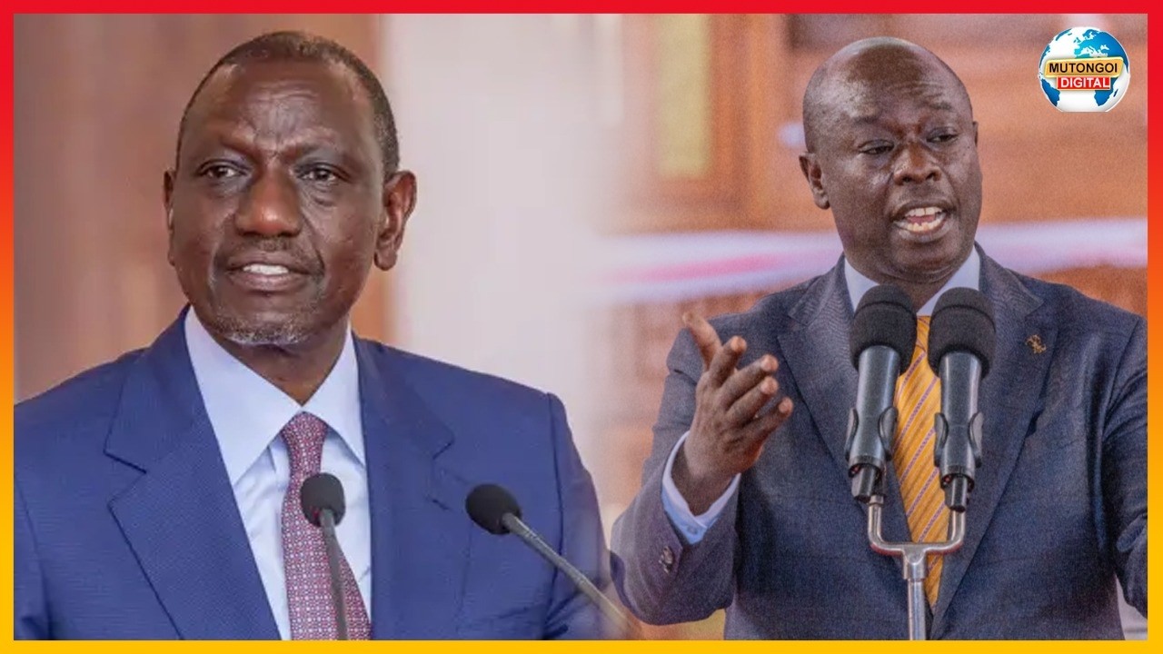 PRESIDENT RUTO KUMUWETA GACHAGUA TA MUNDU UILYE MANA NA WIA WAKE NI KELELE