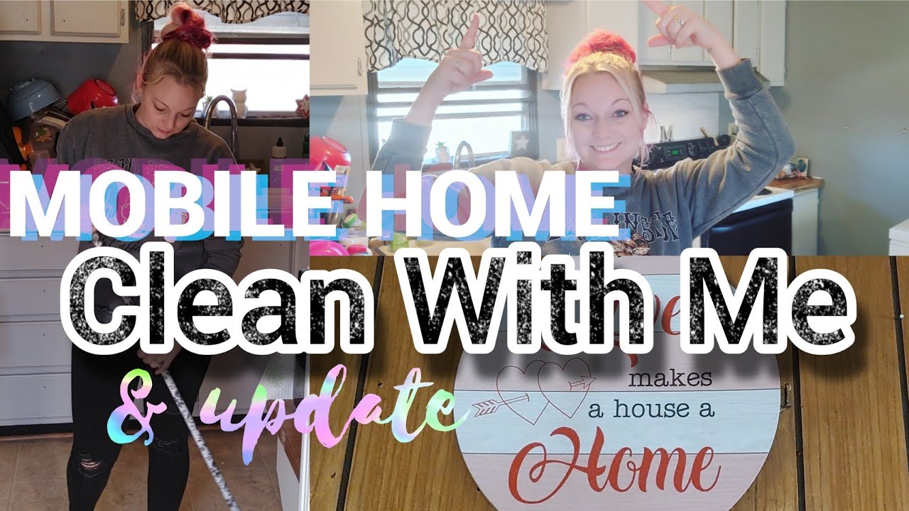 MOBILE HOME CLEAN WITH ME | CLEANING MOTIVATION (UPDATE) EMOTIONAL#cleanwithme  #motivation #update
