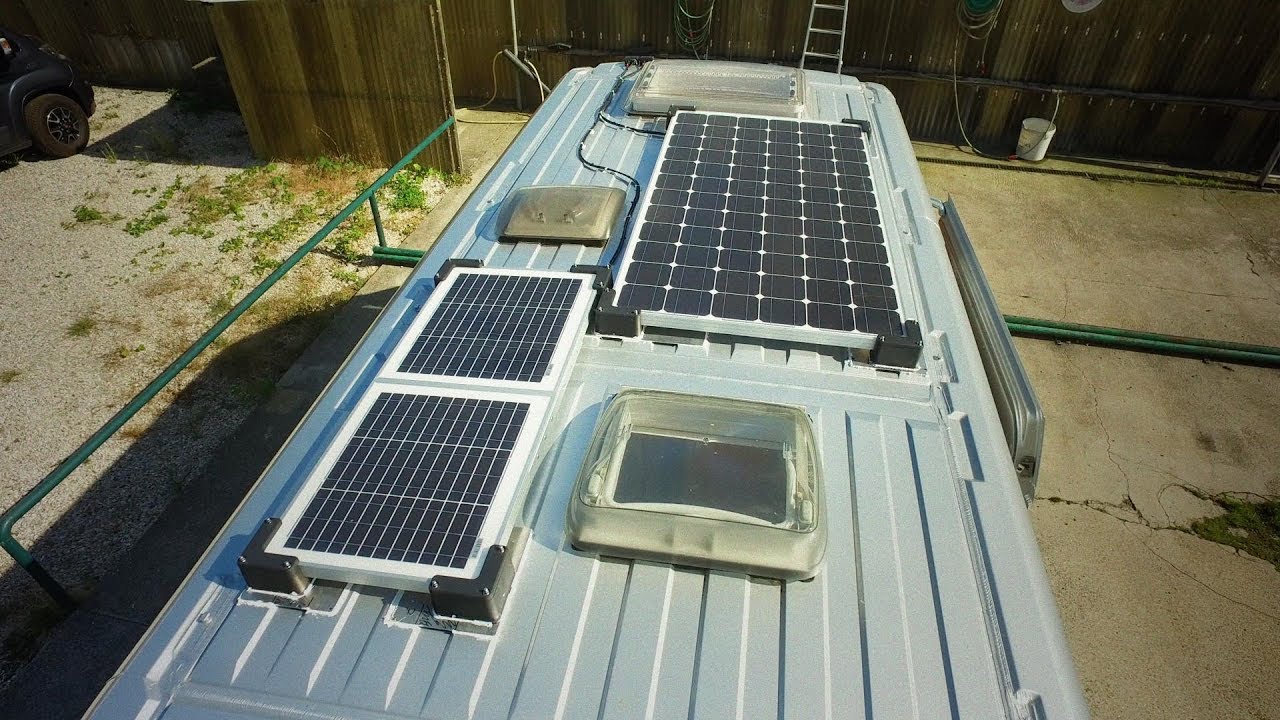 PANNEAU SOLAIRE INSTALLATION TOIT - FOURGON AMENAGE - TUTORIEL - DUCATO - BOXER - JUMPER