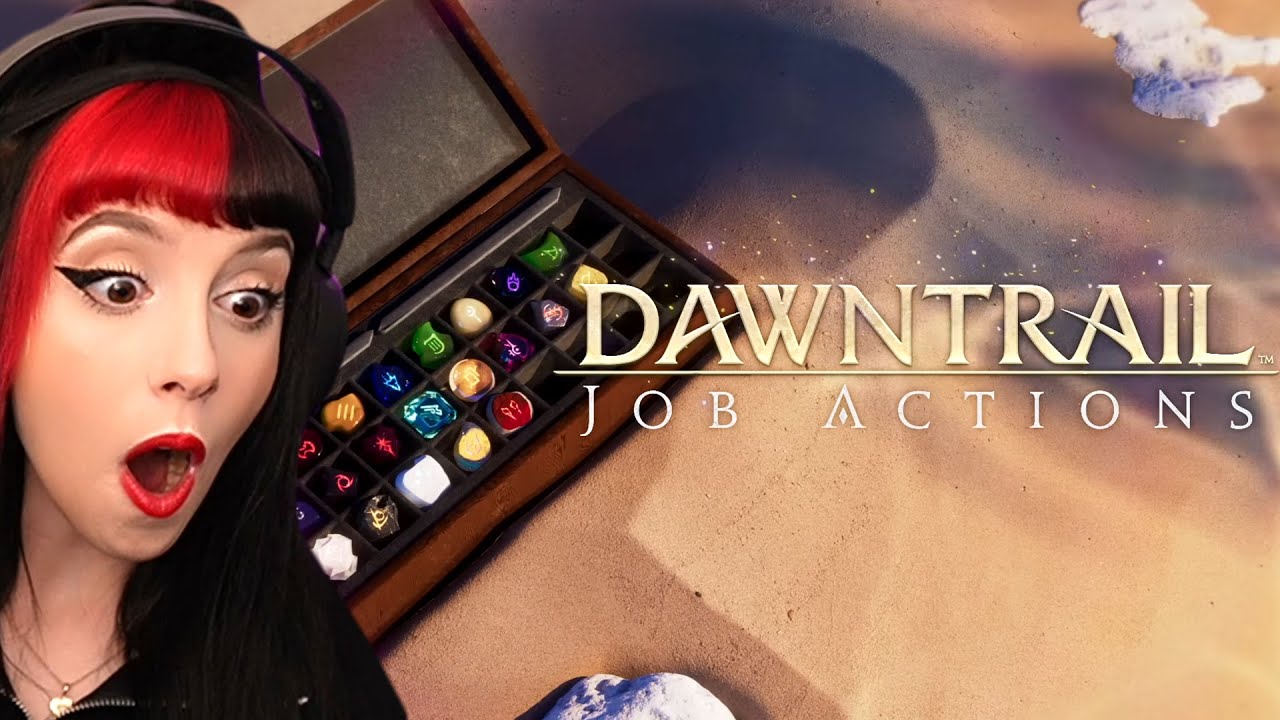 Реакция на трейлер действия FFXIV Dawntrail Job - LXXXI