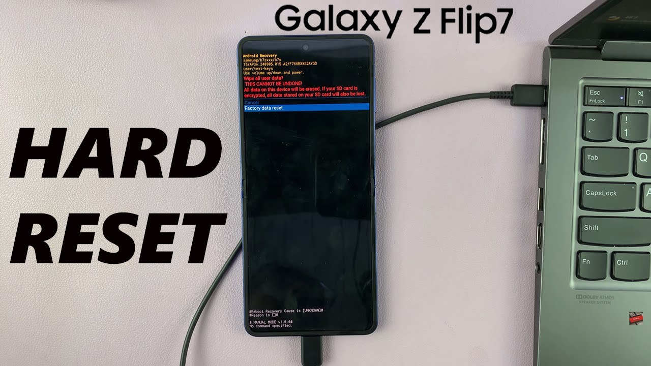 Samsung Galaxy Z Flip 7: How To Hard Reset