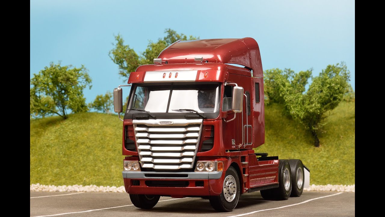 Freightliner Argosy Cabover Semi Truck Resin Scale Model Kit Review Unboxing A&N Model Trucks