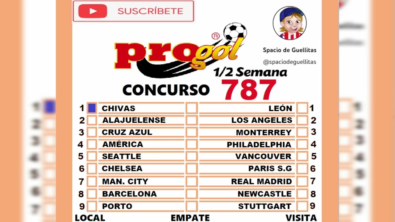 💰🔴✅💰 Progol Media Semana 787... Y pick para tú parley.🍀📊⚽🏆🔴