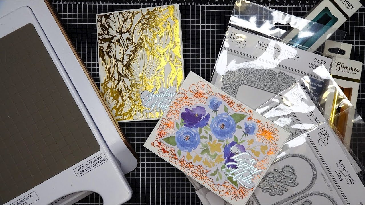 LDRS Creative Impress-ion Plates as Hot Foil Plates? Trying It Out with Their New Spring Collection!