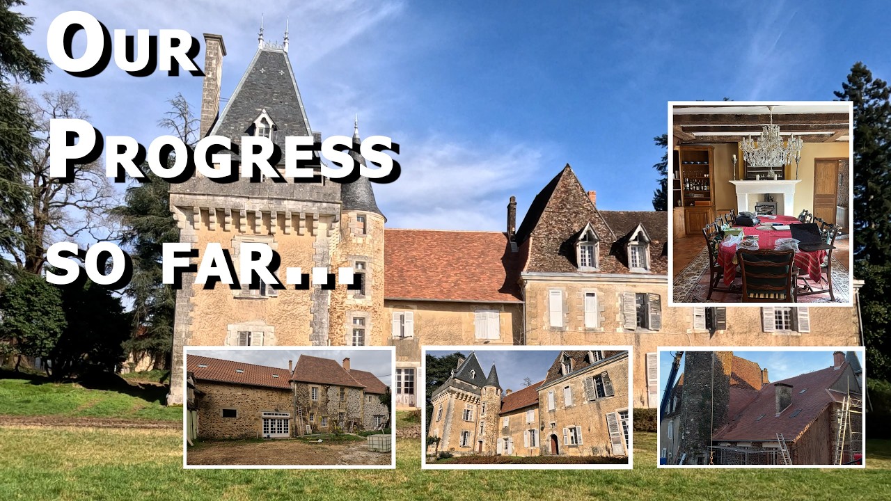 One Year of Renovations at Chateau de Razac