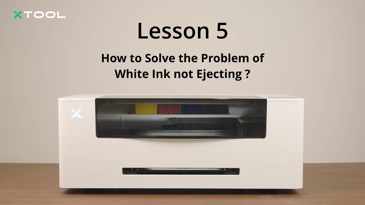 Lesson 5: How to Solve the Problem of White Ink not Ejecting ?