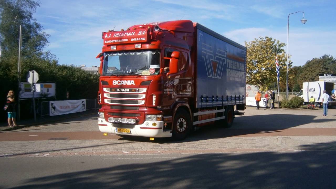 Truckroll 2016 foto's langs de Route