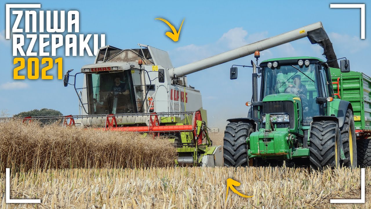 ☆Żniwa Rzepaku 2021☆Claas Lexion w akcji!✔☆John Deere 6830 & 6420s ☆Claas Lexion 450☆Rzepak☆