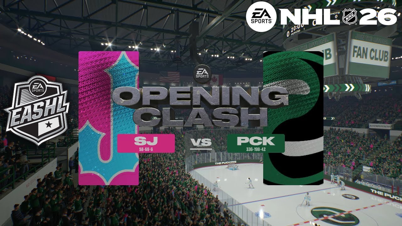 The Puckers vs. Sleepy Joes - NHL 26 EASHL 3v3 Season Play (S3) 2-1-26 (4K)