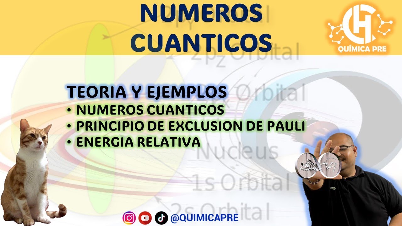 NUMEROS CUANTICOS - TEORIA Y EJEMPLOS