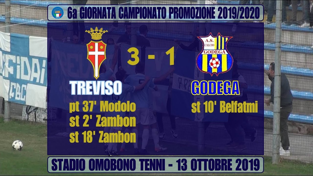 Treviso-Godega 3-1, highlights 6° giornata Promozione 2019/2020