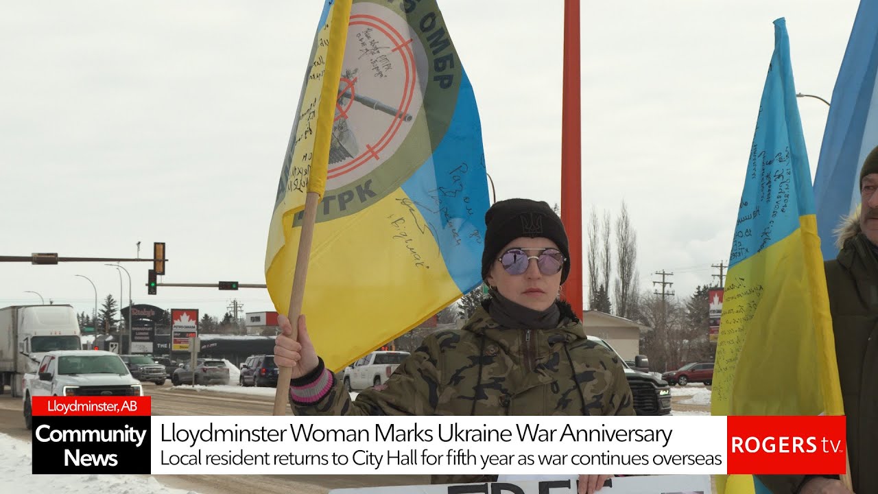 Lloydminster woman marks Ukraine war anniversary | Rogers tv