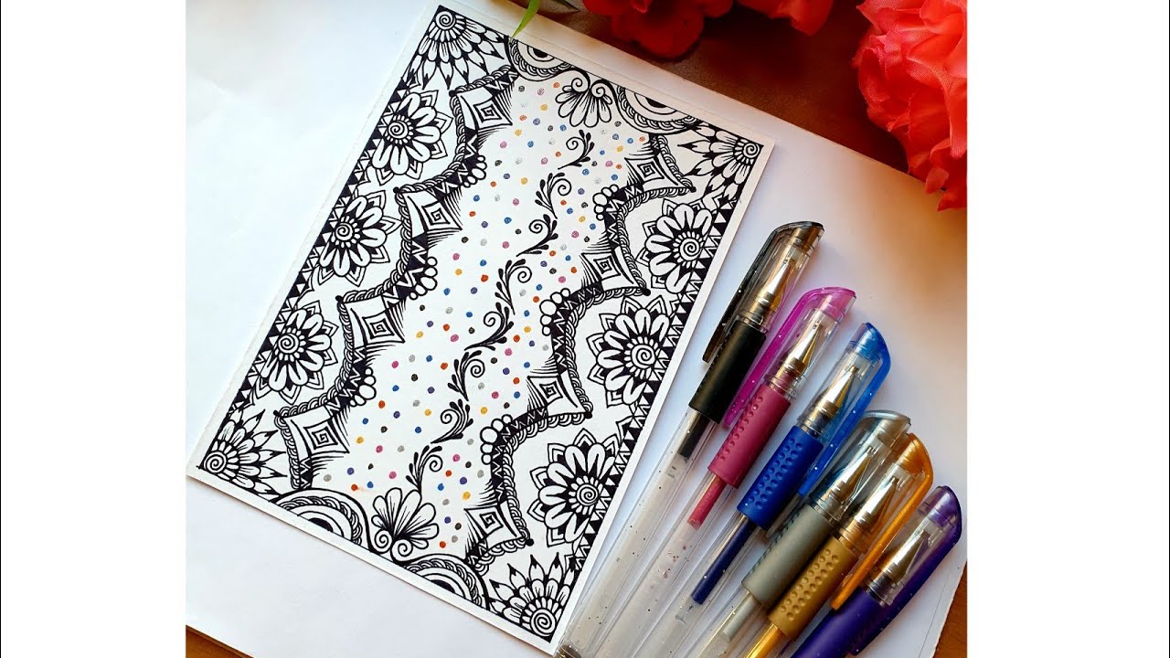 Learn creative mandala design with Silvia creative gallery | Creative mandala art