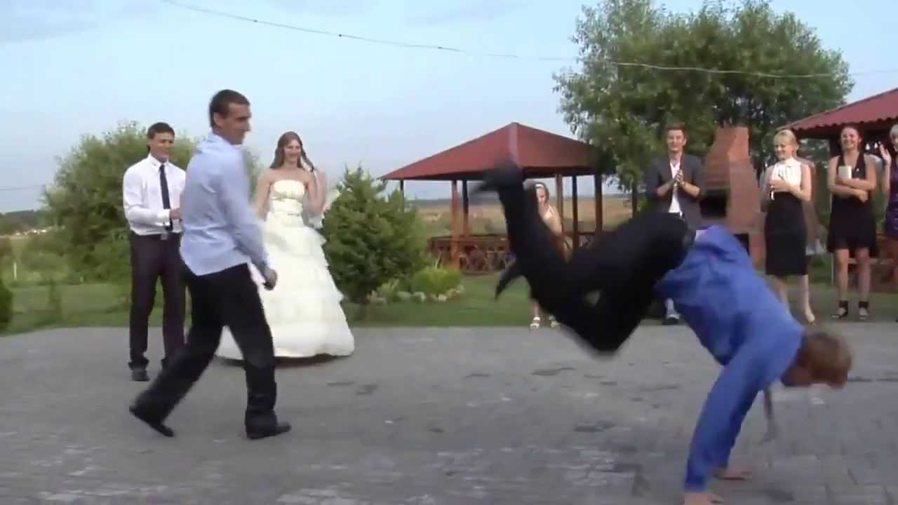 Wedding Breakdance Battle Reception Dance Surprise - Russian  -Puts All Dance Offs To Shame  - HD