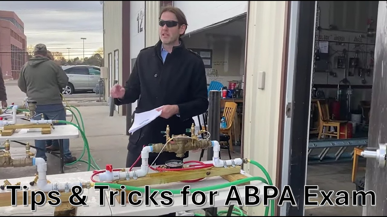 Советы и рекомендации по сдаче практического экзамена ABPA Backflow