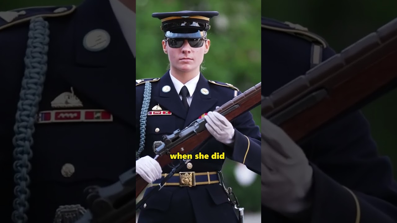 Ее последний проход к Могиле Неизвестного Солдата 🇺🇸🌹 #АрмияСША #история #военнаяистория