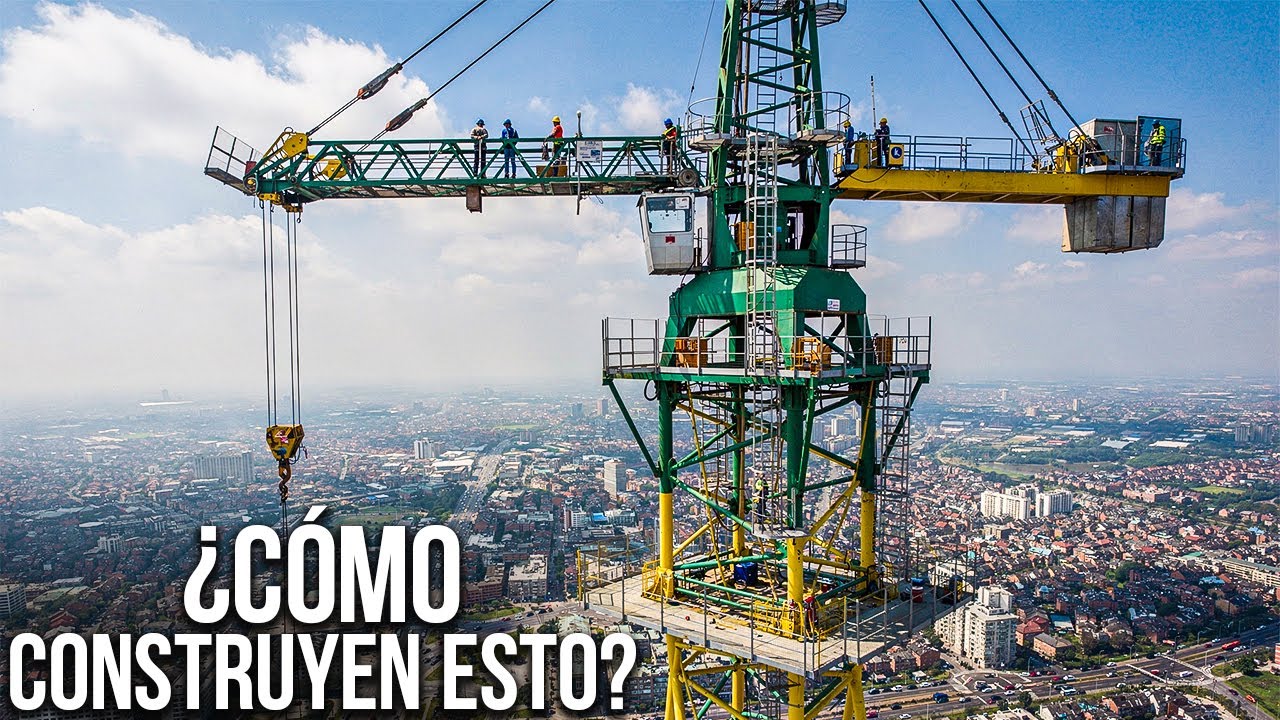 ¿Cómo es Posible Montar una Grúa Torre a Cientos de Metros?