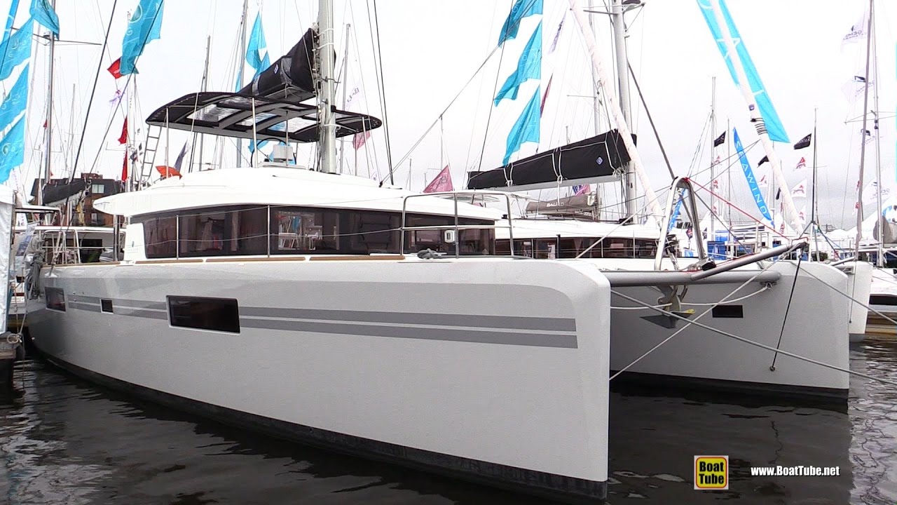 2017 Lagoon 52 F Catamaran - Deck and Interior Walkaround - 2016 Annapolis Sailboat Show