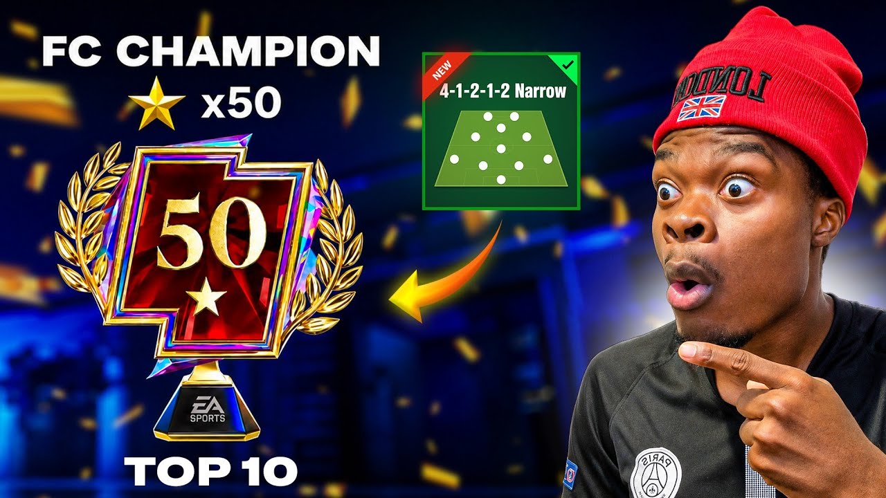 Игровой процесс топового уровня🔥Путь к 50🌟с расстановкой 4-1-2-1-2 Узкая || НАПРЯЖЕННЫЕ матчи - F...
