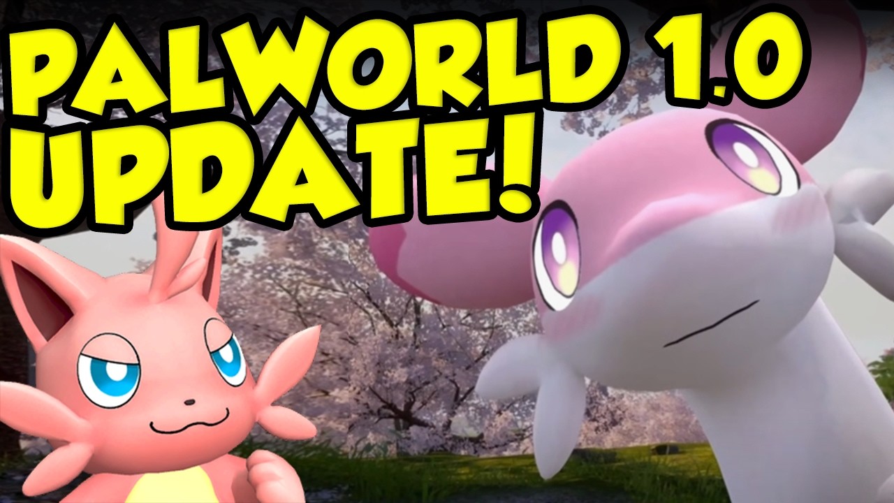 PALWORLD FULL RELEASE ANNOUNCED! PALWORLD 1.0 UPDATE NEWS!