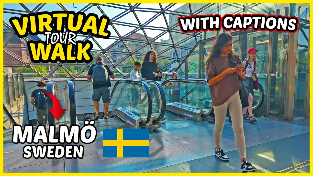 Walking in Malm&ouml; 🇸🇪 | From Triangeln to Mobilia | Sweden City Tour