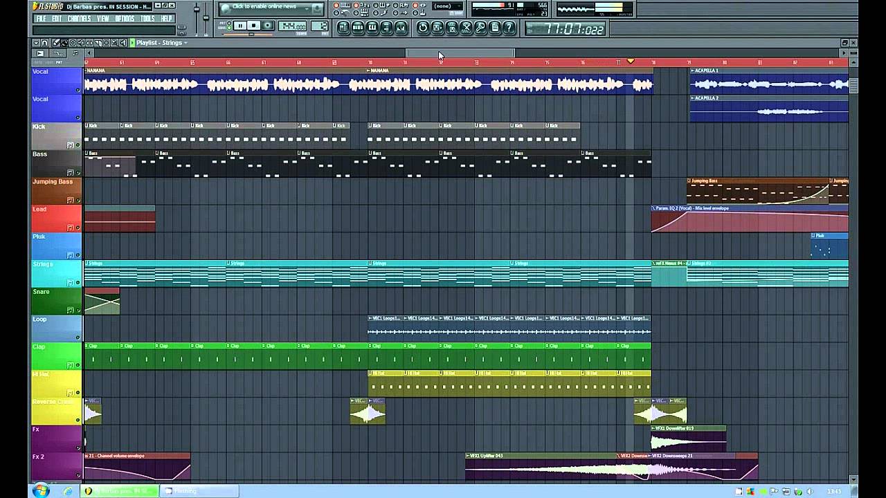 Dj Barbas pres. IN SESSION - Hurry Up ( Fenix Killah Remix ) Fruity Loops